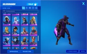 Vendo conta fortnite com galaxy desde a temporada 2