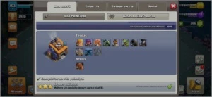 CV12 SEMI FULL TH12 BEM UPADA 9 SKINS DADOS DE CRIAÇÃO - Clash of Clans