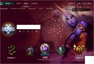 CONTA GOLD IV 51 PDL - League of Legends LOL