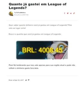 Vendo Conta LoL 427 Skins - Unranked - League of Legends