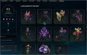 Vendo Conta LoL 427 Skins - Unranked - League of Legends
