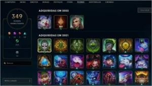 Vendo Conta LoL 427 Skins - Unranked - League of Legends