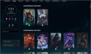 Conta League of Legends LOL