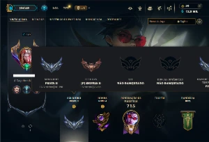 Conta Prata 2 com TODOS os Champs e 157 Skins ( ADC / JG )