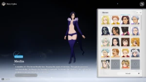 Conta The Seven Deadly Sins: Origin Merlin P10 + skins