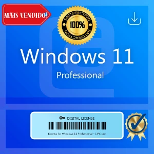 Windows 11 Pro Key Ativação - Licença Original e Vitalícia ✔ - Softwares e Licenças