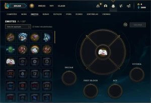 Conta ouro 2 com 23 Champs e 5 Skins +2 Fragmentos - League of Legends LOL