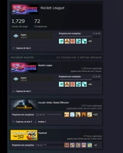 Conta Steam Com 58R$, Csgo Prime, Nivel 32, Rocket League