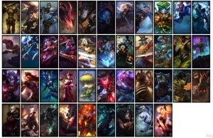 Conta prata 2 com TODOS os champs e 121 Skins + 7 Vitoriosas - League of Legends LOL