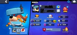 Conta De Brawl Stars 56K Troféus É Fama Marciana 3