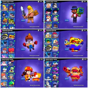 Conta De Brawl Stars 56K Troféus É Fama Marciana 3