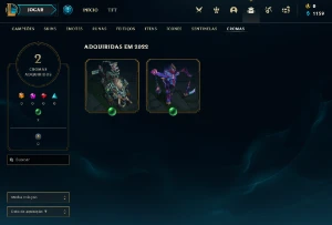 14 skins, 42 campeões - League of Legends LOL