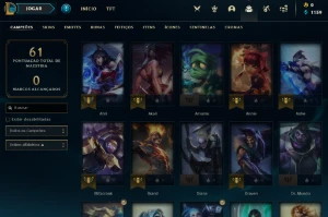 14 skins, 42 campeões - League of Legends LOL
