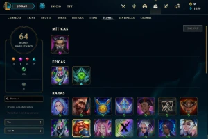 14 skins, 42 campeões - League of Legends LOL