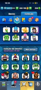 Vendo conta de clash royale