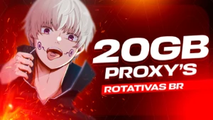 🛜 Proxy Residencial Rotativa BR - 20GB