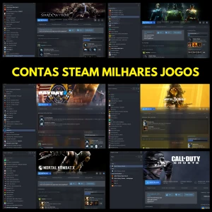 Conta Steam, Acesse Milhares de Jogos  preço Inacreditável