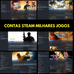 Conta Steam, Acesse Milhares de Jogos  preço Inacreditável