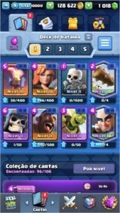 Conta Clash Royale 120 mil de ouro e 1000 Gemas!!