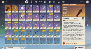 AR35 - Scaramouche com Tulay + Diluc com Tumulo + 17 tiros - Genshin Impact