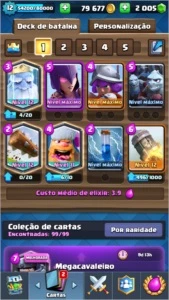 Conta Clash Royale nível 11 com todas as cartas