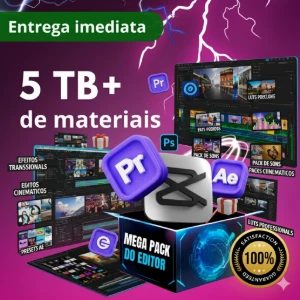 🔥Mega Pack Edição De Vídeo Completo 100GB+🔥 - Serviços Dig - Outros