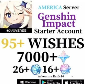 ✨CONTAS REROLL GENSHIN IMPACT AR10 ✨