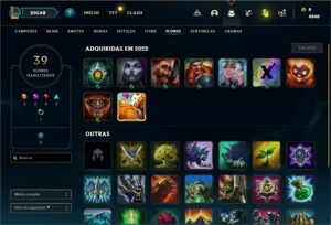 Conta Mestre com 26 Champs e 1 Skin - League of Legends LOL