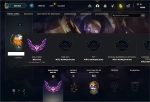 Conta Mestre com 26 Champs e 1 Skin - League of Legends LOL
