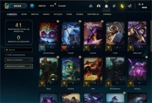 Conta Mestre com 26 Champs e 1 Skin - League of Legends LOL