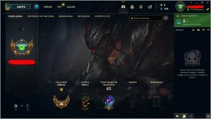 Conta gold 3 MMR BOM, platina season passada - League of Legends LOL