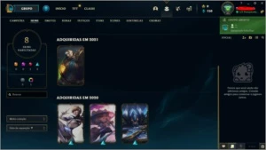 Conta gold 3 MMR BOM, platina season passada - League of Legends LOL