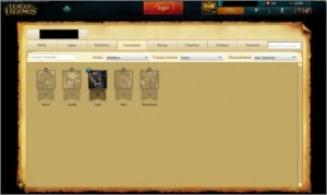 Conta Platina com borda de gold - League of Legends LOL