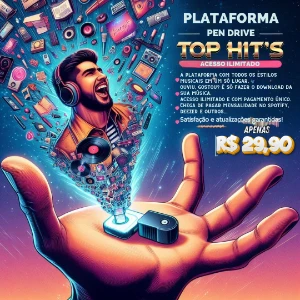 Plataforma Pen drive top hits - Outros