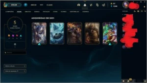 Conta prata 1 / Skins / Sett / Mord / Etc - League of Legends LOL