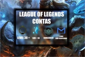 CONTA UNRANKED/SMURF NÍVEL 30 | 50K + ESSÊNCIAS - League of Legends LOL