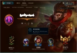Conta de League Of Legends Com Mais de 350 em skin LOL