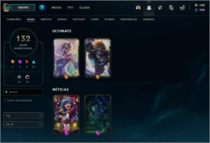 Conta com Janna Vitoriosa + Kayle Juíza + Conta Valorant - League of Legends LOL