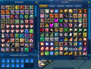 CONTA LADMO>ALPHAMON SUSANOO FULL, CHIPJIOGRESS PERMANENTE - Digimon Masters Online