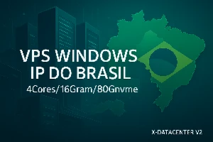 VPS WINDOWS RDP - ENTREGA AUTOMÁTICA - 4CORES/16GRAM/80NVME