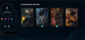 Conta lol smurf platina 1 - League of Legends