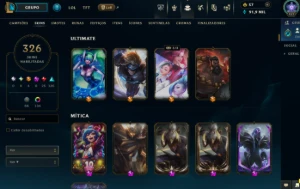 Conta LOL 326 Skins, Level 457