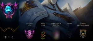 Conta Mestre +250LP - 35 SKINS - League of Legends LOL