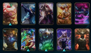 Conta league of legends level 175 pra vender logo LOL