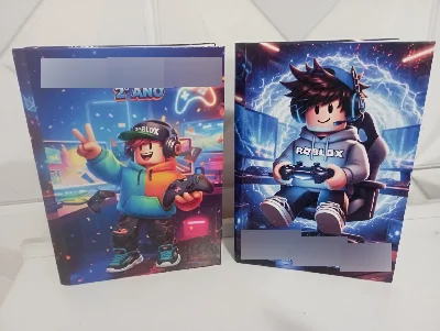 Caderno Brochura A4 com Capa Personalizada - Artesanato e Personalizados