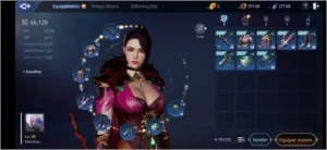 VENDO  CONTA MIR4, SA61,66k Power,muito material de craft