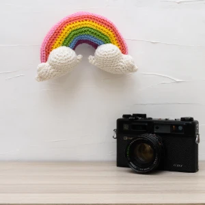 Arco-Íris Pequeno em Amigurumi - Artesanato e Personalizados