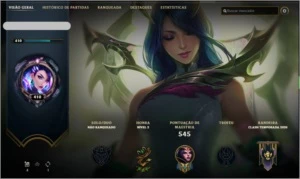 conta league of legends LOL