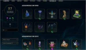 conta league of legends LOL