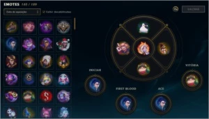conta league of legends LOL